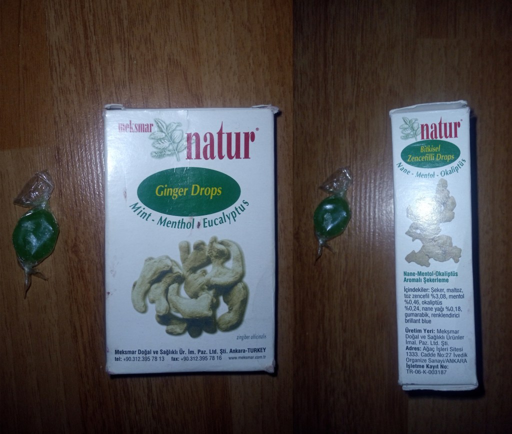 Natur Zencefilli Bitkisel Drop Nane Mentol Okaliptüslü Ürün